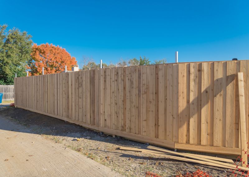 New Wooden Fence