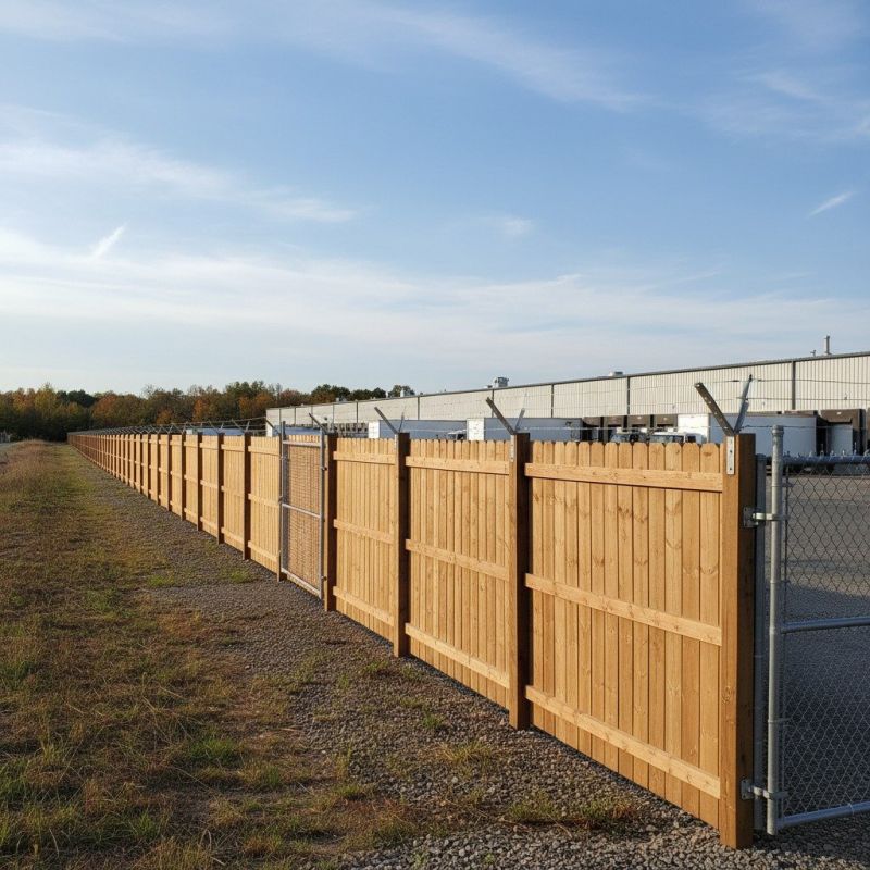 Boundary Fence Installation detail